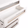 Chest of drawers THORGAN C9881.03 with 5 Drawers White 80x40x100Y cm Chest of drawers THORGAN C9881.03 with 5 Drawers White 80x40x100Y cm