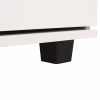 Chest of drawers THORGAN C9881.03 with 5 Drawers White 80x40x100Y cm Chest of drawers THORGAN C9881.03 with 5 Drawers White 80x40x100Y cm