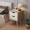 Κομοδίνο DINKL μελαμίνη - 2 συρτάρια Sonama-Λευκό 29,7x29,7x45Υ εκ. Κομοδίνο DINKL μελαμίνη - 2 συρτάρια Sonama-Λευκό 29,7x29,7x45Υ εκ.