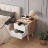 Κομοδίνο DINKL μελαμίνη - 2 συρτάρια Sonama-Λευκό 29,7x29,7x45Υ εκ. Κομοδίνο DINKL μελαμίνη - 2 συρτάρια Sonama-Λευκό 29,7x29,7x45Υ εκ.