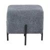 Stool Ivanna Fylliana Blue - Black 38x38x36 cm Stool Ivanna Fylliana Blue - Black 38x38x36 cm