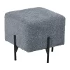 Stool Ivanna Fylliana Blue - Black 38x38x36 cm Stool Ivanna Fylliana Blue - Black 38x38x36 cm