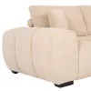 Corner Sofa COVEN Right corner in Ecru fabric 298x208x85cm Corner Sofa COVEN Right corner in Ecru fabric 298x208x85cm