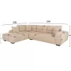 Γωνιακός Καναπές COVEN Αριστερή γωνία σε Εκρού ύφασμα 298x208x85Υεκ. Γωνιακός Καναπές COVEN Αριστερή γωνία σε Εκρού ύφασμα 298x208x85Υεκ.