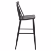 Bar stool High Seat VANESSA C8459.12 in Black PP & Metal 47x48.5x107cm. Bar stool High Seat VANESSA C8459.12 in Black PP & Metal 47x48.5x107cm.