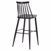 Bar stool High Seat VANESSA C8459.12 in Black PP & Metal 47x48.5x107cm. Bar stool High Seat VANESSA C8459.12 in Black PP & Metal 47x48.5x107cm.