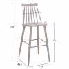 Bar stool High seat VANESSA C8459.20 in Grey PP & Metal 47x48.5x107cm. Bar stool High seat VANESSA C8459.20 in Grey PP & Metal 47x48.5x107cm.