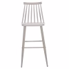 Bar stool High seat VANESSA C8459.20 in Grey PP & Metal 47x48.5x107cm. Bar stool High seat VANESSA C8459.20 in Grey PP & Metal 47x48.5x107cm.