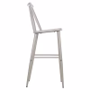 Bar stool High seat VANESSA C8459.20 in Grey PP & Metal 47x48.5x107cm. Bar stool High seat VANESSA C8459.20 in Grey PP & Metal 47x48.5x107cm.