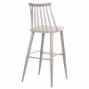 Bar stool High seat VANESSA C8459.20 in Grey PP & Metal 47x48.5x107cm. Bar stool High seat VANESSA C8459.20 in Grey PP & Metal 47x48.5x107cm.