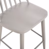Bar Stool VANESSA C9300.20 Medium Height PP White & Metal Gray 45.5x46x97cm Bar Stool VANESSA C9300.20 Medium Height PP White & Metal Gray 45.5x46x97cm