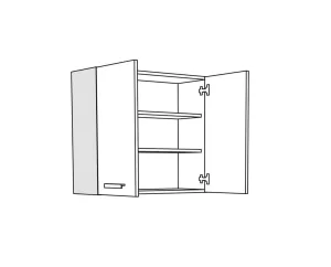 Ντουλάπι Κουζίνας Κρεμαστό IN MDF V80 Ντουλάπι Κουζίνας Κρεμαστό IN MDF V80