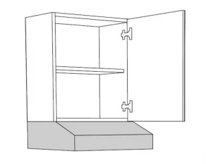 Ντουλάπι Κουζίνας Κρεμαστό - Απορροφητήρα IN MDF VA50