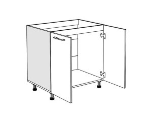 Ντουλάπι Κουζίνας Επιδαπέδιο - Νεροχύτη IN MDF D80S