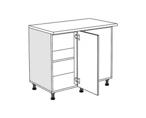 Ντουλάπι Κουζίνας Επιδαπέδιο Γωνιακό Τυφλό IN MDF DU100 Ντουλάπι Κουζίνας Επιδαπέδιο Γωνιακό Τυφλό IN MDF DU100