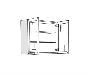 Wall Kitchen Cabinet ALBA V80S with Showcase Wall Kitchen Cabinet ALBA V80S with Showcase