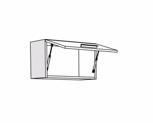 Ντουλάπι Κουζίνας Κρεμαστό RUSTIC VH60/36 B Λευκό Ντουλάπι Κουζίνας Κρεμαστό RUSTIC VH60/36 B Λευκό