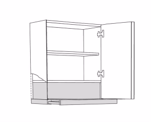 Ντουλάπι Κουζίνας Κρεμαστό - Απορροφητήρα RUSTIC VA60-68 1V Λευκό Ντουλάπι Κουζίνας Κρεμαστό - Απορροφητήρα RUSTIC VA60-68 1V Λευκό