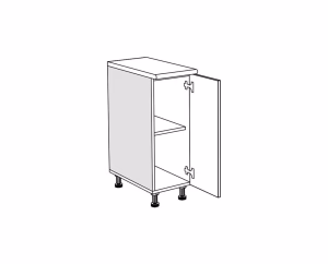 Ντουλάπι Κουζίνας Επιδαπέδιο RUSTIC D30 Λευκό Ντουλάπι Κουζίνας Επιδαπέδιο RUSTIC D30 Λευκό