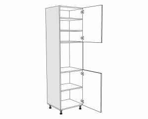 Floor Oven Kitchen High Cabinet RUSTIC D60 RV White Floor Oven Kitchen High Cabinet RUSTIC D60 RV White