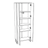 Entrance Wardrobe DENVER with Mirror Entrance Wardrobe DENVER with Mirror