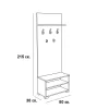 Hallway Unit with Hanger LEONIDAS 80 Hallway Unit with Hanger LEONIDAS 80