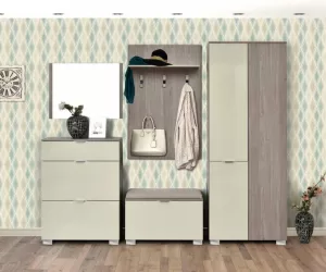 Entrance Wardrobe with Mirror Elegance 80 O Entrance Wardrobe with Mirror Elegance 80 O