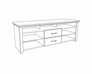 TV cabinet Rustic White TV cabinet Rustic White