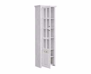 Showcase Tall Rustic White Showcase Tall Rustic White