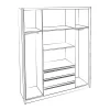 Wardrobe Kaliopa 4V3F Wardrobe Kaliopa 4V3F