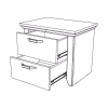 Bedside table Rustic White Bedside table Rustic White