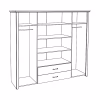 Wardrobe Rustic 4V2F 4-Doors Wardrobe Rustic 4V2F 4-Doors