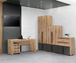 Office Wardrobe Low Leonidas 80 cm