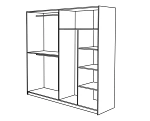 Wardrobe Deluxe Sliding Wardrobe Deluxe Sliding