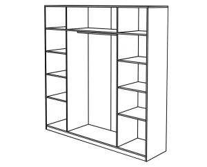 Ντουλάπα Deluxe 4V Ντουλάπα Deluxe 4V