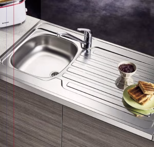Kitchen Sink Stainless Steel Pyramis International 120x50 cm 1B 1D