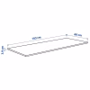 Kitchen Counter Dark Brown 100x60x4 cm Kitchen Counter Dark Brown 100x60x4 cm