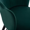 Medium Height Bar Stool VESNA C8736.03 Green Velvet and Metal Frame 50x50x90cm Medium Height Bar Stool VESNA C8736.03 Green Velvet and Metal Frame 50x50x90cm