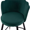 Medium Height Bar Stool VESNA C8736.03 Green Velvet and Metal Frame 50x50x90cm Medium Height Bar Stool VESNA C8736.03 Green Velvet and Metal Frame 50x50x90cm