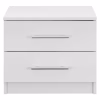 Κομοδίνο μελαμίνης Chelsea Λευκό 48x40,5x41,5 εκ.