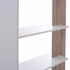 BOOKCASE HARVEY  80X23X141 WHITE BOOKCASE HARVEY  80X23X141 WHITE