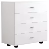 Συρταριέρα THORG C8996.03 με 4 Συρτάρια Λευκή 80x40x83Y εκ. Συρταριέρα THORG C8996.03 με 4 Συρτάρια Λευκή 80x40x83Y εκ.