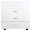 Συρταριέρα THORG C8996.03 με 4 Συρτάρια Λευκή 80x40x83Y εκ. Συρταριέρα THORG C8996.03 με 4 Συρτάρια Λευκή 80x40x83Y εκ.