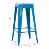 Σκαμπό μπάρ MELITA C8642.08 Μεταλλικό Μπλέ 43x43x78Yεκ. Σκαμπό μπάρ MELITA C8642.08 Μεταλλικό Μπλέ 43x43x78Yεκ.