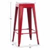 Σκαμπό μπάρ MELITA C8642.04 Μεταλλικό Κόκκινο 43x43x78Yεκ. Σκαμπό μπάρ MELITA C8642.04 Μεταλλικό Κόκκινο 43x43x78Yεκ.