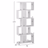 Bookshelf C2385.04 melamine white 70x25x177 cm