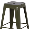 Σκαμπό μπαρ MELITA Μεσαίου ύψους Μεταλλικό σε Dark Olive Green 43x43x67Yεκ. Σκαμπό μπαρ MELITA Μεσαίου ύψους Μεταλλικό σε Dark Olive Green 43x43x67Yεκ.