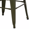 Σκαμπό μπαρ MELITA Μεσαίου ύψους Μεταλλικό σε Dark Olive Green 43x43x67Yεκ. Σκαμπό μπαρ MELITA Μεσαίου ύψους Μεταλλικό σε Dark Olive Green 43x43x67Yεκ.