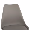 BAR STOOL VEGAS  MEDIUM HEIGHT GREY POLYPROPYLENE NATURAL BEECH WOOD 47x58x103Hcm. BAR STOOL VEGAS  MEDIUM HEIGHT GREY POLYPROPYLENE NATURAL BEECH WOOD 47x58x103Hcm.