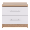 Κομοδίνο μελαμίνης Chelsea Sonama - Λευκό 48x40,5x41,5 εκ. Κομοδίνο μελαμίνης Chelsea Sonama - Λευκό 48x40,5x41,5 εκ.